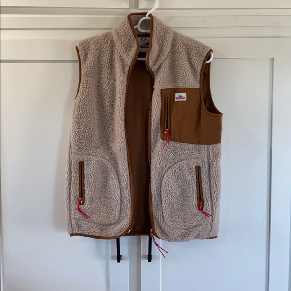 PENFIELD Fleece Women’s Vest beige size Medium